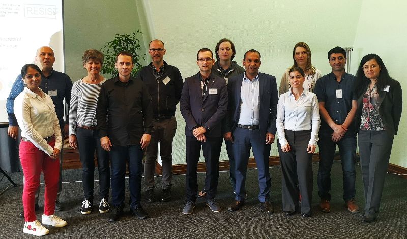 Group photograph of the main participants at the RESIST kick-off meeting